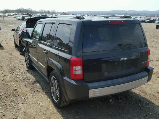 1J8FT48W78D735427 - 2008 JEEP PATRIOT LI BLACK photo 3