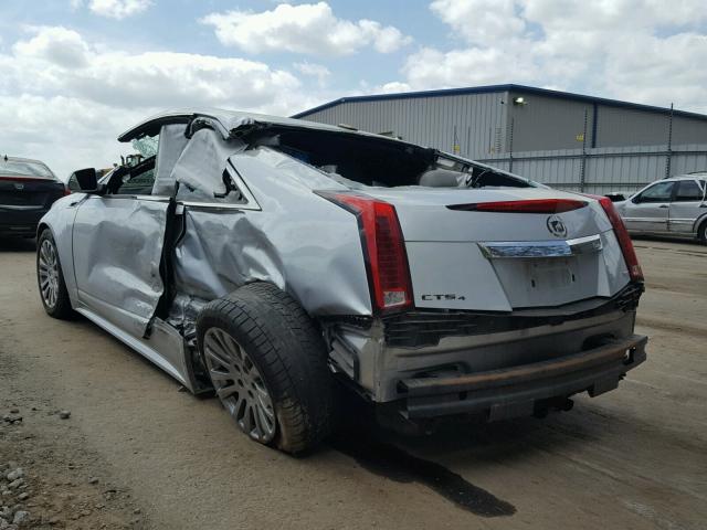 1G6DM1ED5B0137027 - 2011 CADILLAC CTS PERFOR SILVER photo 3