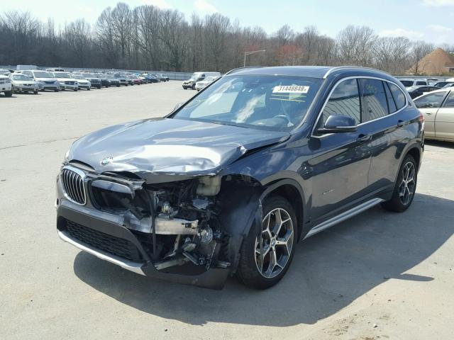 WBXHT3C36G5E48683 - 2016 BMW X1 XDRIVE2 Сұр фото 2