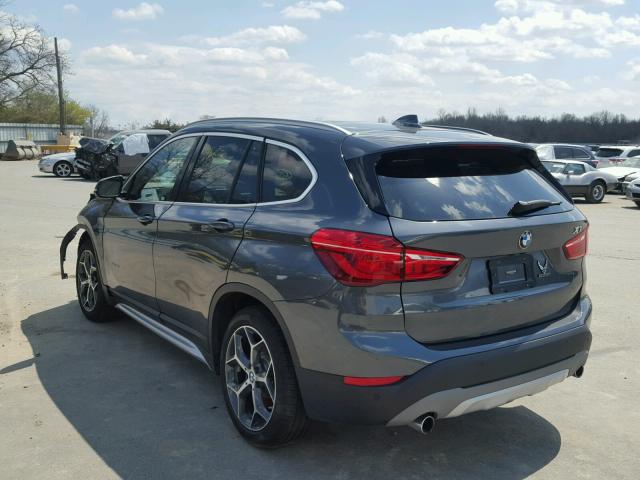 WBXHT3C36G5E48683 - 2016 BMW X1 XDRIVE2 Сұр фото 3