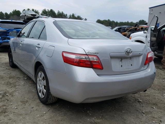 4T1BE46K47U599364 - 2007 TOYOTA CAMRY NEW SILVER photo 3