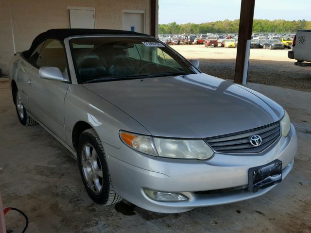 2T1FF28P82C569581 - 2002 TOYOTA CAMRY SOLA SILVER photo 1