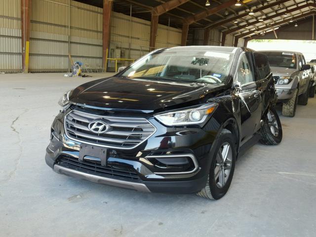 5NMZT3LB6HH018110 - 2017 HYUNDAI SANTA FE S BLACK photo 2