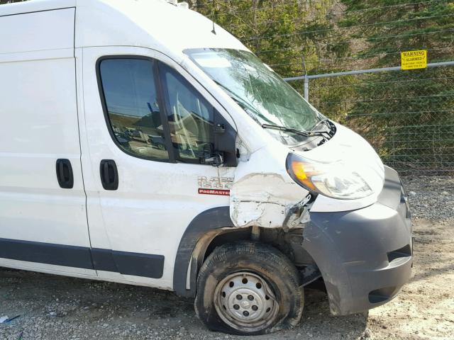 3C6TRVBG9FE511028 - 2015 RAM PROMASTER WHITE photo 9