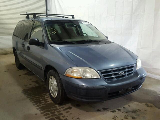 2FMZA5143YBA97588 - 2000 FORD WINDSTAR L BLUE photo 1