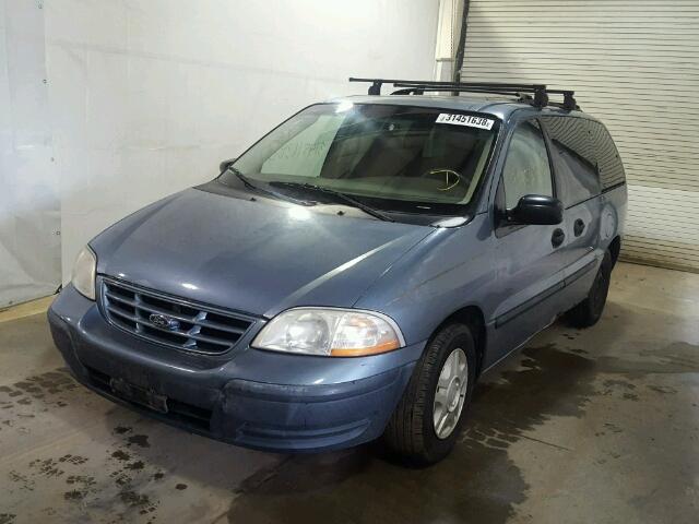 2FMZA5143YBA97588 - 2000 FORD WINDSTAR L BLUE photo 2