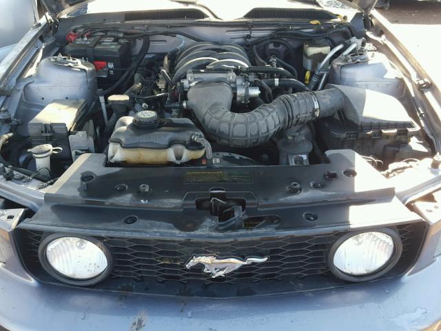 1ZVFT82H975294897 - 2007 FORD MUSTANG GT GRAY photo 7