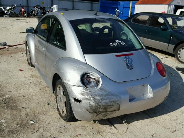3VWCB21C41M472161 - 2001 VOLKSWAGEN NEW BEETLE ვერცხლისფერი ფოტო 3