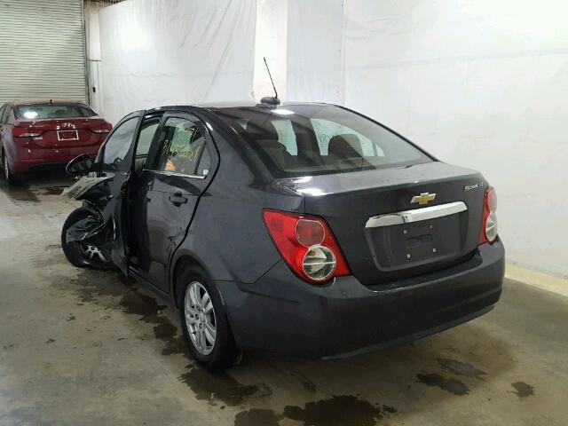 1G1JC5SH1G4143739 - 2016 CHEVROLET SONIC LT BLACK photo 3