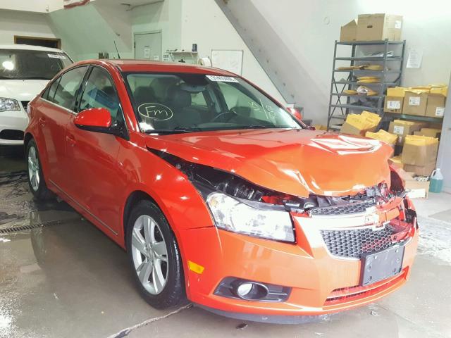 1G1P75SZ7E7259207 - 2014 CHEVROLET CRUZE RED photo 1