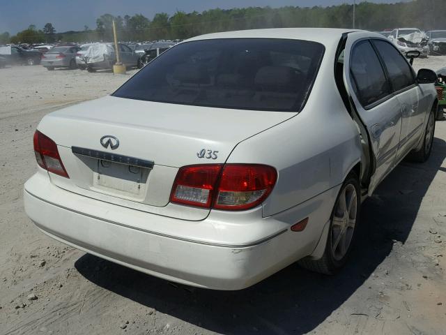 JNKDA31A03T115447 - 2003 INFINITI I35 WHITE photo 4