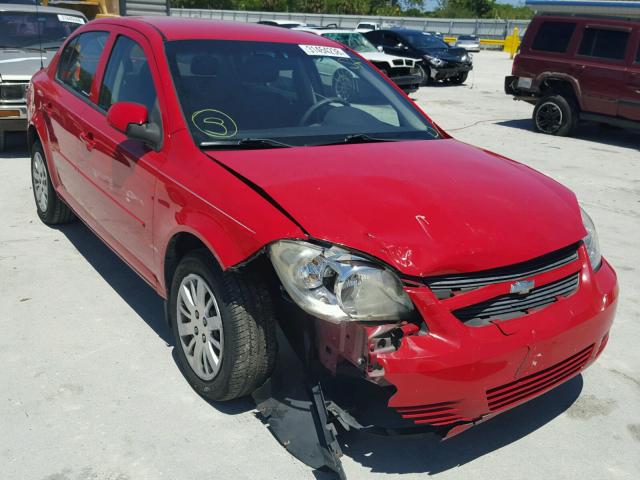 1G1AD5F50A7215498 - 2010 CHEVROLET COBALT 1LT RED photo 1