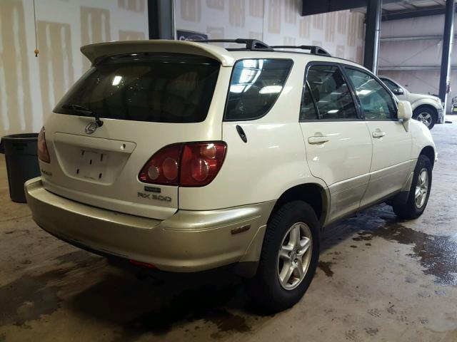 JT6HF10U6Y0134928 - 2000 LEXUS RX 300 WHITE photo 4