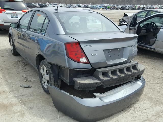 1G8AJ55FX6Z129339 - 2006 SATURN ION LEVEL ნაცრისფერი ფოტო 3