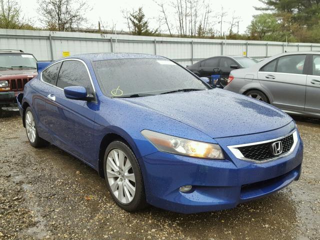 1HGCS228X8A012363 - 2008 HONDA ACCORD EXL BLUE photo 1