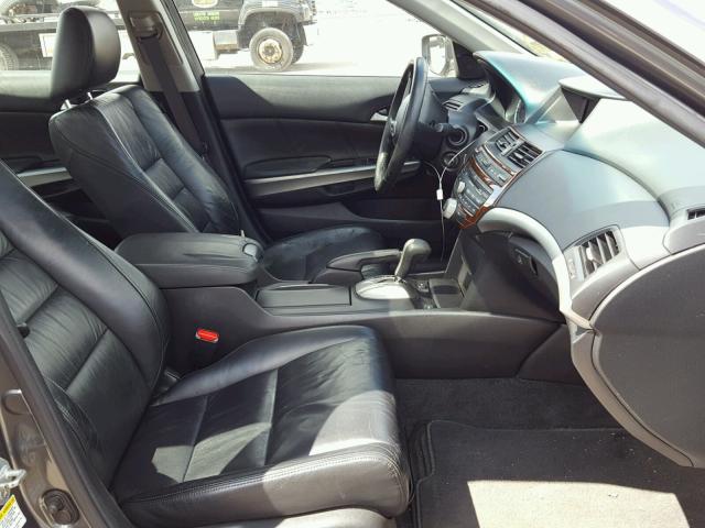 1HGCP26808A052706 - 2008 HONDA ACCORD EXL GRAY photo 5