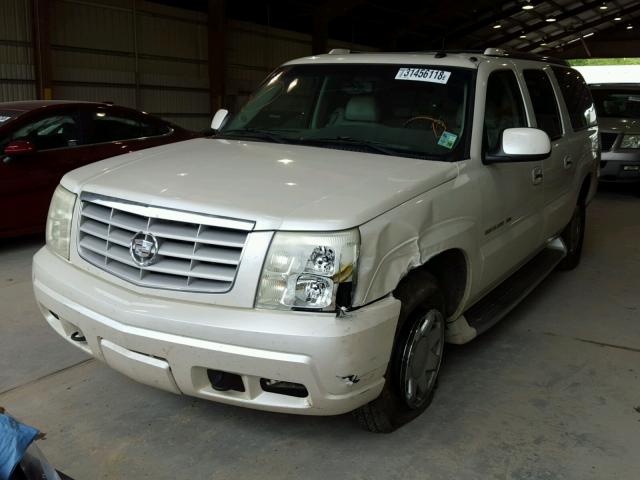 3GYFK66N23G302295 - 2003 CADILLAC ESCALADE E WHITE photo 2