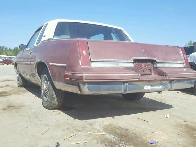 1G3AR47A1EM465158 - 1984 OLDSMOBILE CUTLASS SU RED photo 3