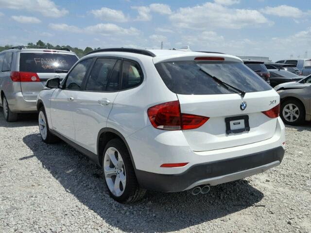 WBAVM5C51EVV92966 - 2014 BMW X1 XDRIVE3 WHITE photo 3