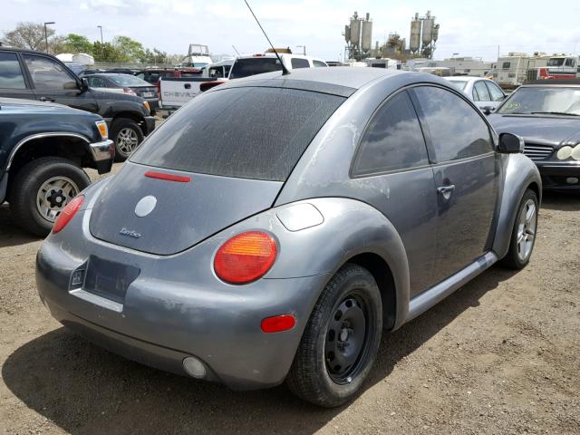 3VWCD31C04M411667 - 2004 VOLKSWAGEN NEW BEETLE 灰色 照片 4