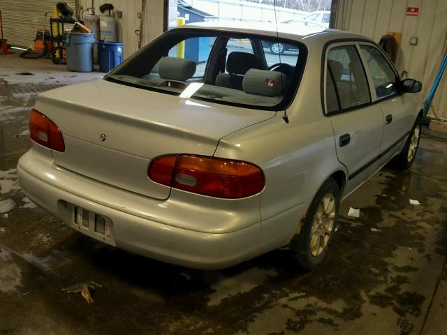 1Y1SK52841Z446888 - 2001 CHEVROLET GEO PRIZM 银色 照片 4