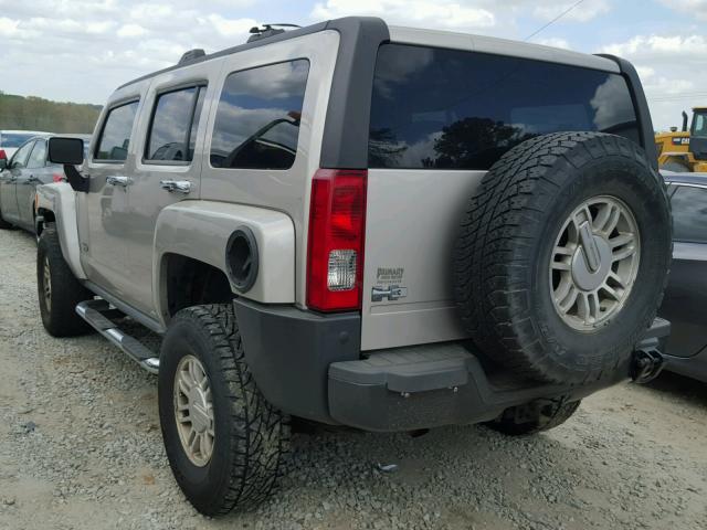 5GTDN136868222393 - 2006 HUMMER H3 SILVER photo 3