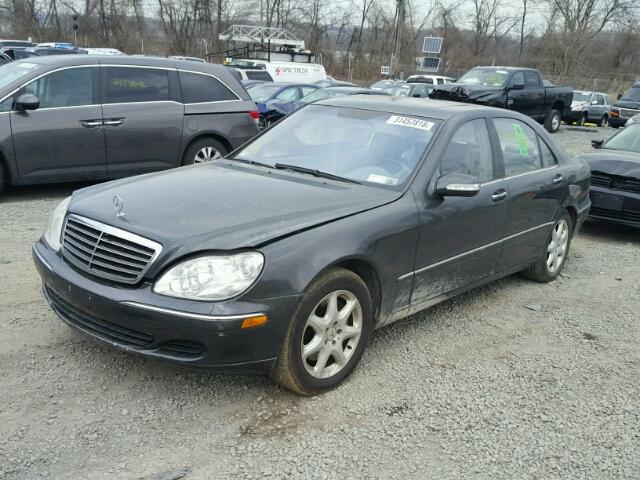 WDBNG84J03A335095 - 2003 MERCEDES-BENZ S 500 4MAT GRAY photo 2