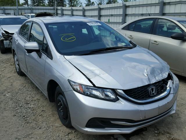 19XFB2F73FE088210 - 2015 HONDA CIVIC SE SILVER photo 1