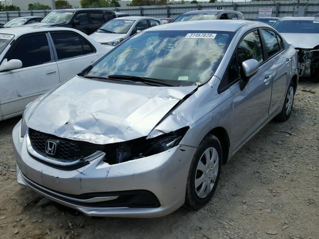 19XFB2F73FE088210 - 2015 HONDA CIVIC SE SILVER photo 2