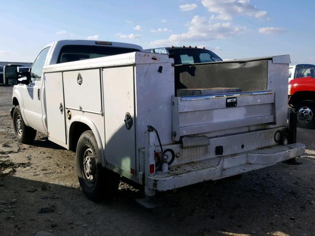 1FDBF3A61BEB54259 - 2011 FORD F350 SUPER WHITE photo 3