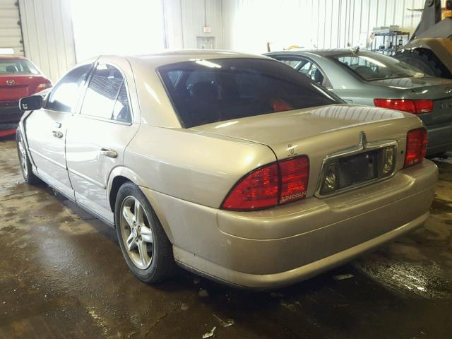 1LNHM87A22Y641106 - 2002 LINCOLN LS 米色 照片 3