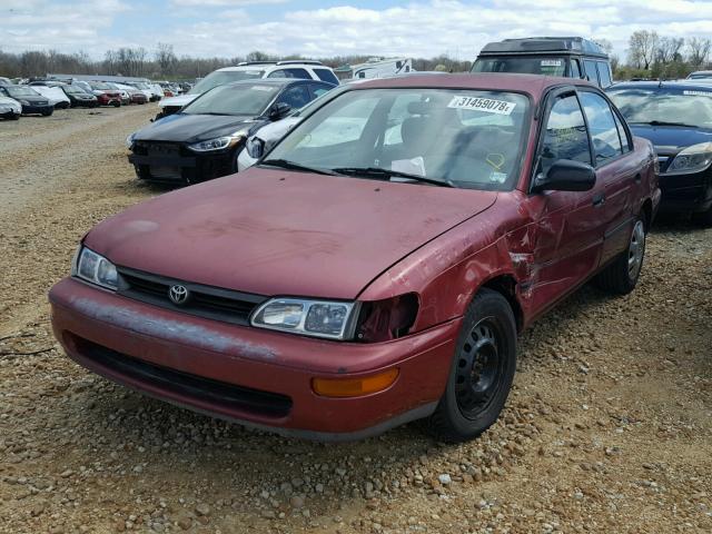 1NXAE09B3RZ162815 - 1994 TOYOTA COROLLA LE RED photo 2