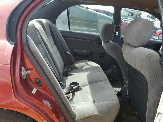 1NXAE09B3RZ162815 - 1994 TOYOTA COROLLA LE 红色 照片 6