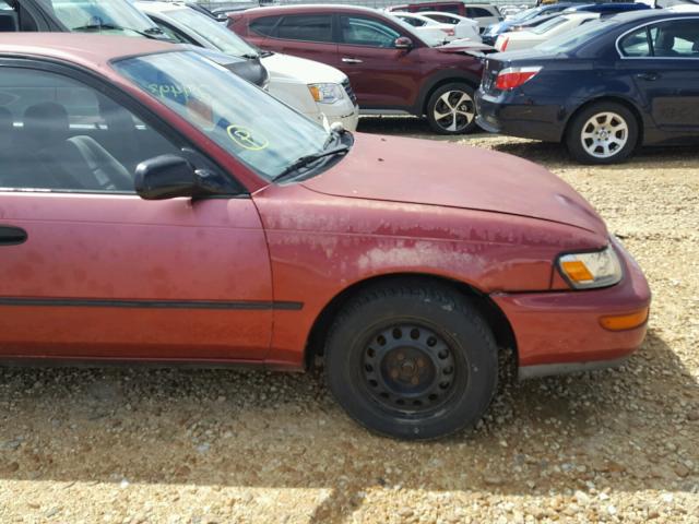 1NXAE09B3RZ162815 - 1994 TOYOTA COROLLA LE 红色 照片 9