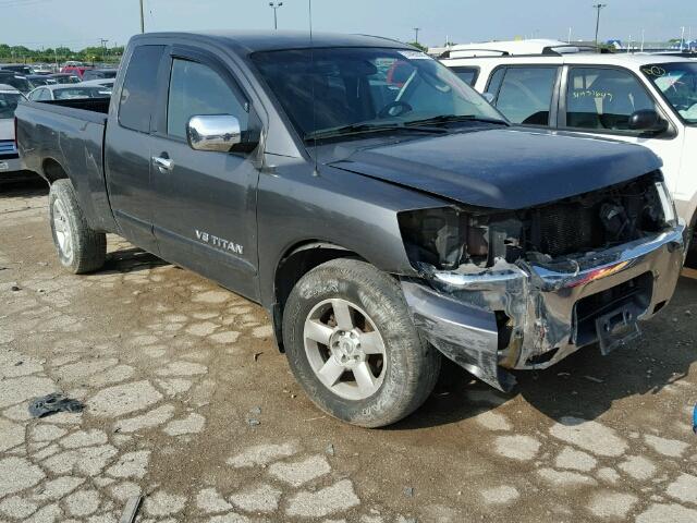 1N6AA06B45N554840 - 2005 NISSAN TITAN GRAY photo 1