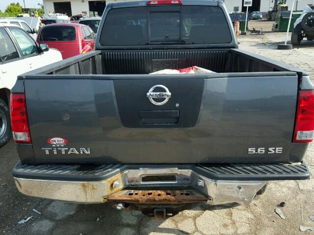 1N6AA06B45N554840 - 2005 NISSAN TITAN GRAY photo 6