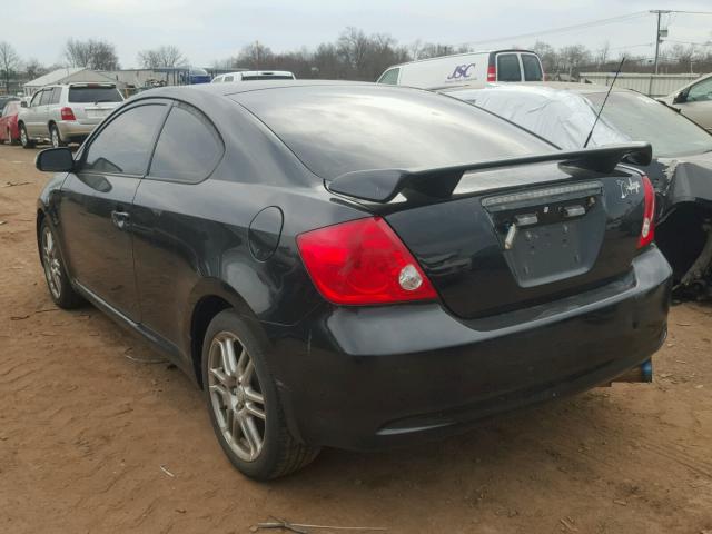 JTKDE177360112451 - 2006 TOYOTA SCION TC შავი ფოტო 3