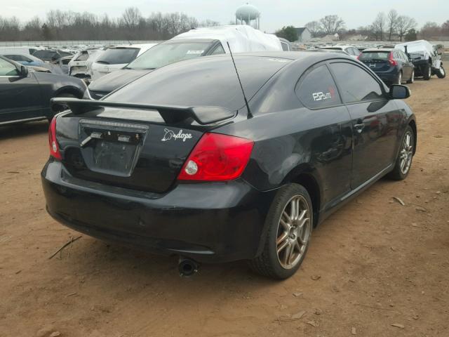 JTKDE177360112451 - 2006 TOYOTA SCION TC შავი ფოტო 4