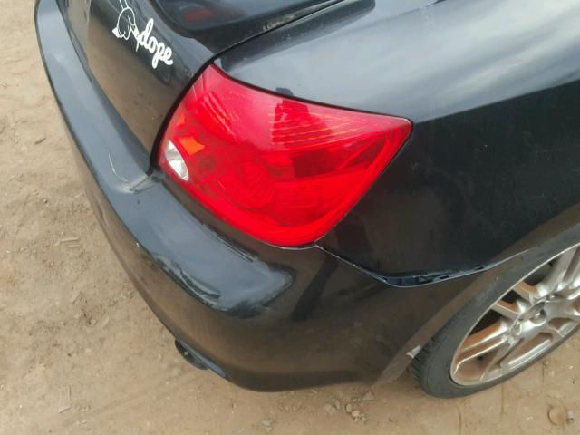 JTKDE177360112451 - 2006 TOYOTA SCION TC შავი ფოტო 9