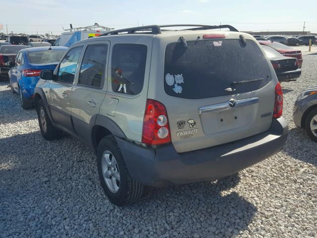 4F2YZ02Z25KM43153 - 2005 MAZDA TRIBUTE I GOLD photo 3