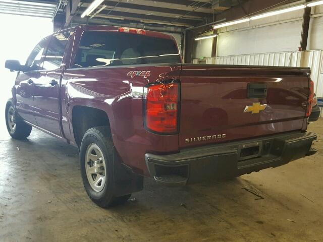 3GCUKPEC2EG302349 - 2014 CHEVROLET SILVERADO MAROON photo 3