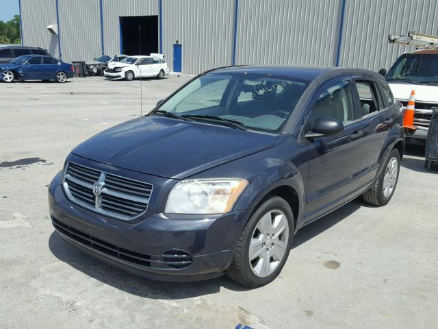 1B3HB48B17D204837 - 2007 DODGE CALIBER SX BLUE photo 2