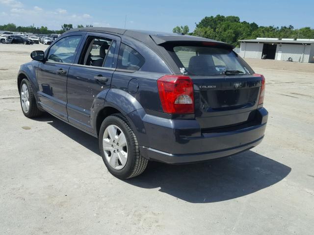 1B3HB48B17D204837 - 2007 DODGE CALIBER SX BLUE photo 3