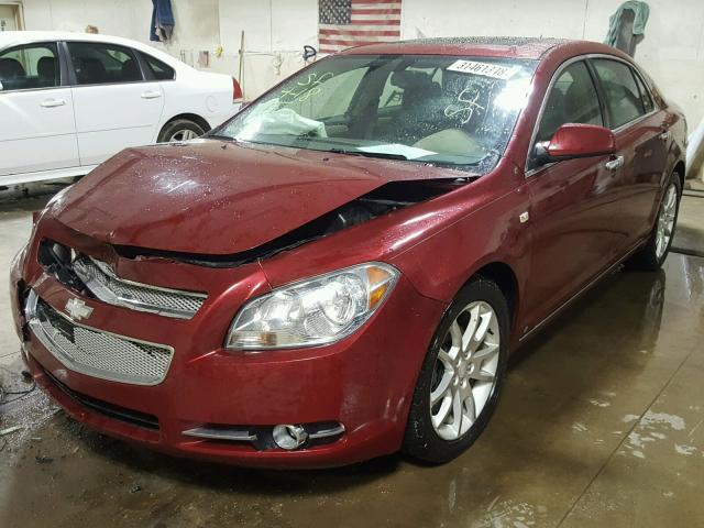 1G1ZK57718F288887 - 2008 CHEVROLET MALIBU LTZ 红色 照片 2