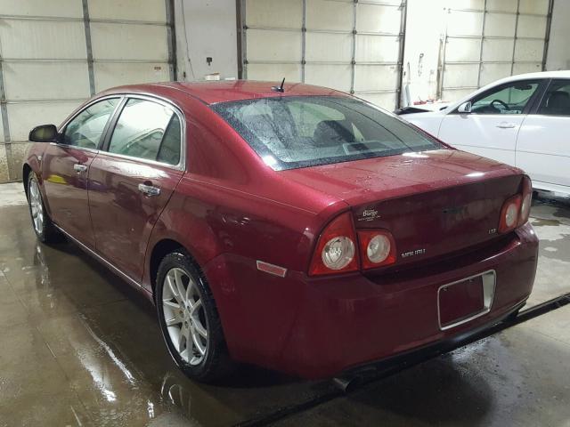 1G1ZK57718F288887 - 2008 CHEVROLET MALIBU LTZ 红色 照片 3