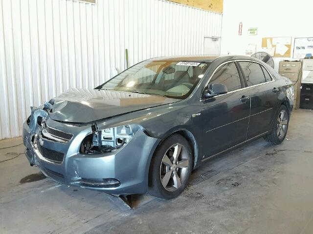 1G1ZF57519F196845 - 2009 CHEVROLET MALIBU HYB 绿色 照片 2