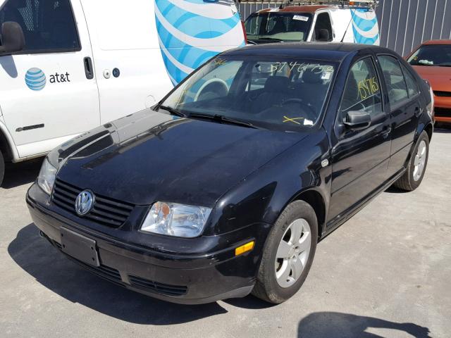 3VWRP69M13M038413 - 2003 VOLKSWAGEN JETTA GL T BLACK photo 2