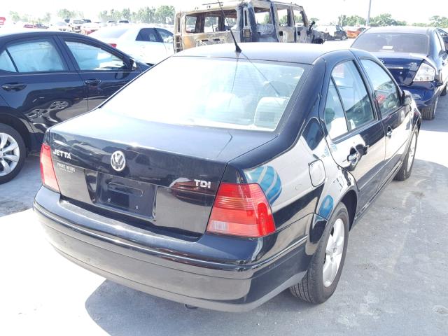 3VWRP69M13M038413 - 2003 VOLKSWAGEN JETTA GL T BLACK photo 4