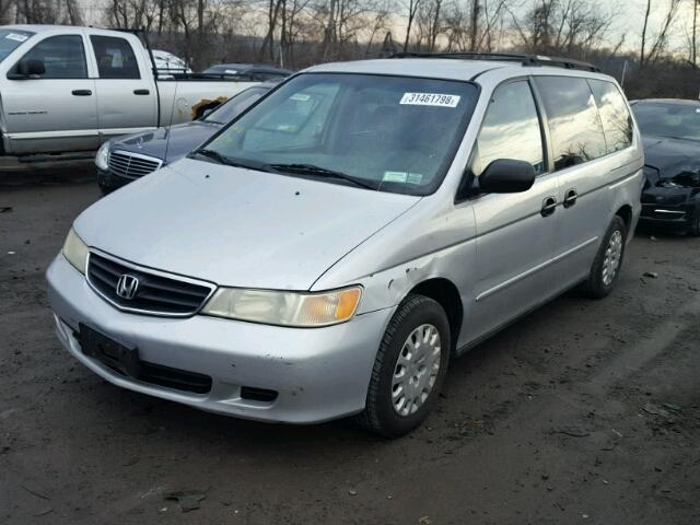 5FNRL18553B133962 - 2003 HONDA ODYSSEY LX SILVER photo 2