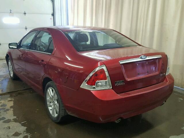3FAHP08106R216926 - 2006 FORD FUSION SEL RED photo 3